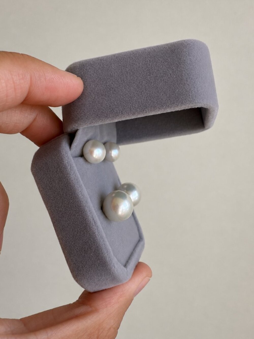 Freshwater Pearl Earring Studs Set Sterling Silver 925